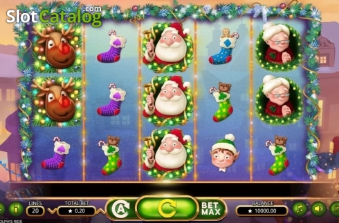 Скрин2. Rudolphs Ride (Booming Games) слот