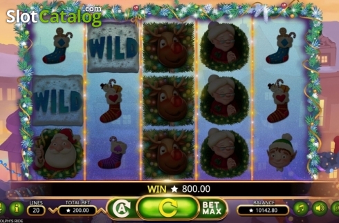 Скрин4. Rudolphs Ride (Booming Games) слот