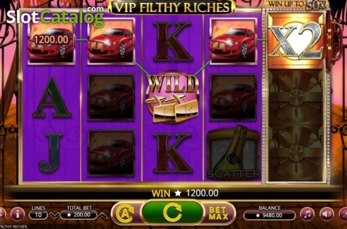 Скрин3. VIP Filthy Riches слот