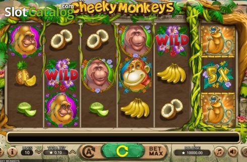 Скрин3. Cheeky Monkeys слот