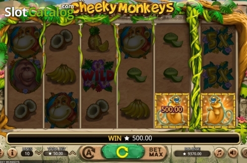 Скрин5. Cheeky Monkeys слот