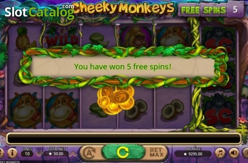 Скрин6. Cheeky Monkeys слот
