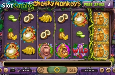 Скрин7. Cheeky Monkeys слот