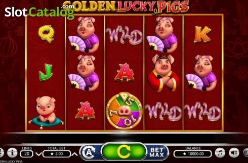 Скрин2. Golden Lucky Pigs слот