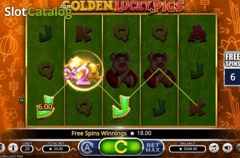 Скрин6. Golden Lucky Pigs слот