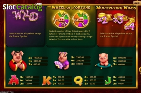 Скрин9. Golden Lucky Pigs слот