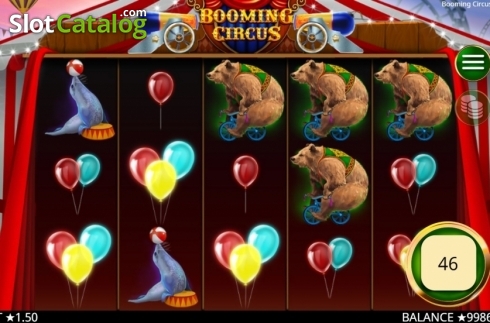 Скрин3. Booming Circus слот