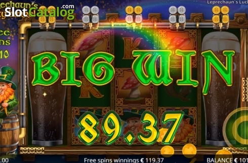 Скрин5. Leprechaun's Lucky Barrel слот