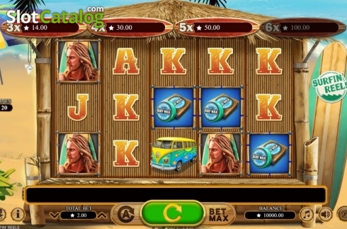 Скрин3. Surfin' Reels слот