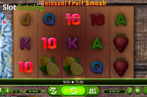 Скрин3. Colossal Fruit Smash слот