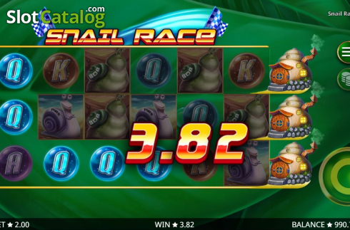 Скрин5. Snail Race слот