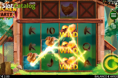 Скрин4. Chicken Party слот