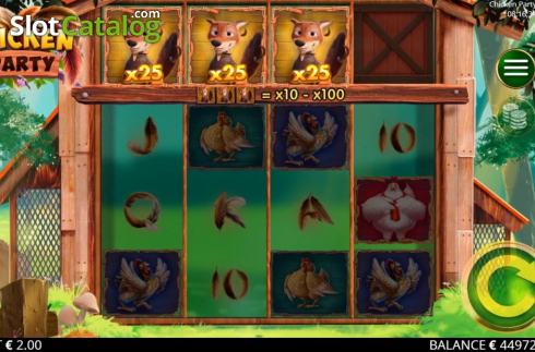 Скрин5. Chicken Party слот