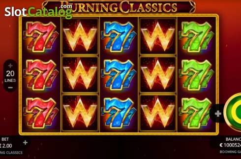 Скрин3. Burning Classics слот
