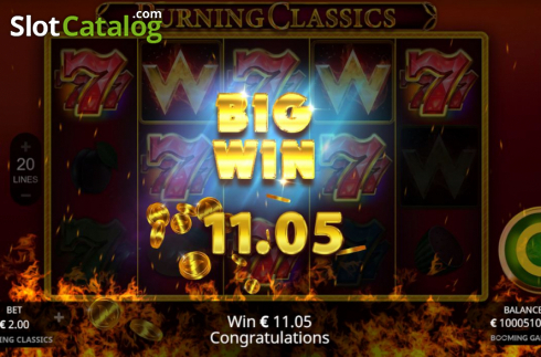 Скрин4. Burning Classics слот