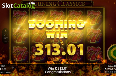 Скрин6. Burning Classics слот