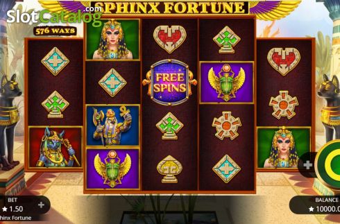 Скрин2. Sphinx Fortune слот