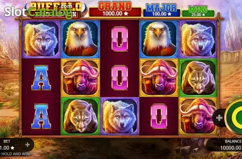 Скрин2. Buffalo Hold and Win слот