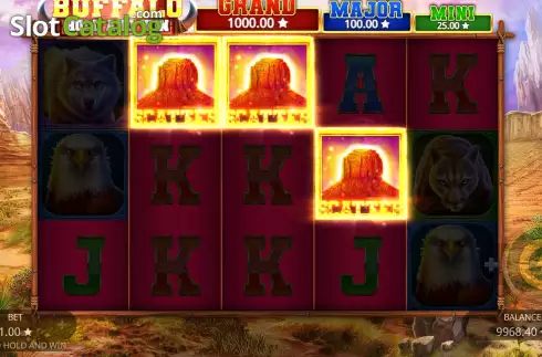 Скрин7. Buffalo Hold and Win слот