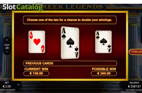 Скрин9. Greek Legends слот