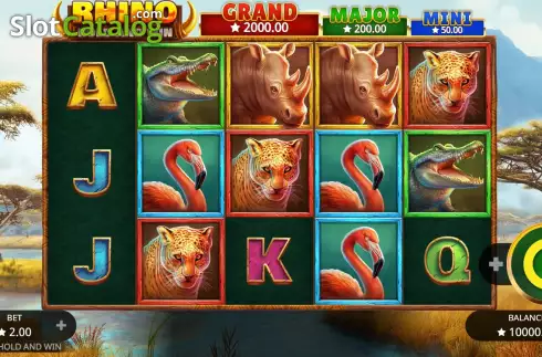 Скрин3. Rhino Hold and Win слот