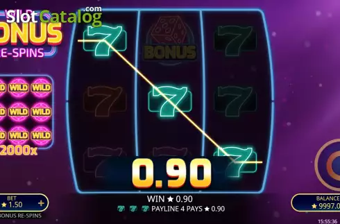 Скрин3. Wild Bonus Re-Spins слот