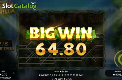 Скрин9. Mighty Gorilla слот