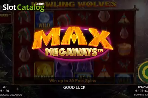 Скрин3. Howling Wolves Megaways слот
