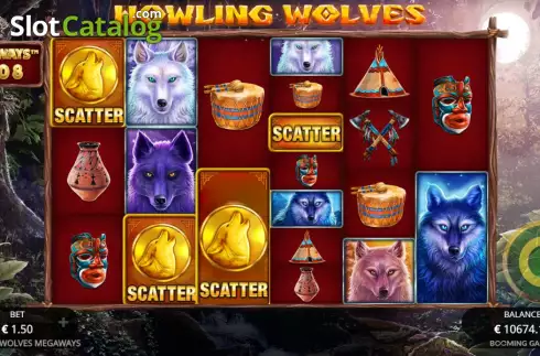 Скрин6. Howling Wolves Megaways слот