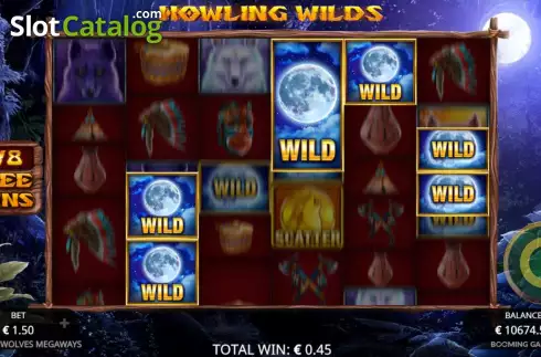 Скрин7. Howling Wolves Megaways слот