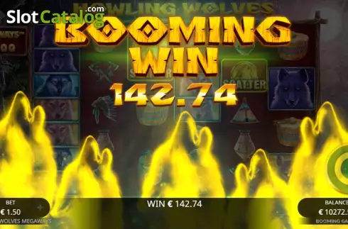 Скрин9. Howling Wolves Megaways слот