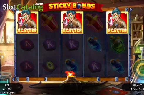 Скрин5. Sticky Bombs слот