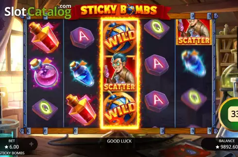 Скрин4. Sticky Bombs слот