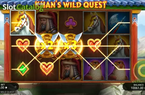 Скрин3. Khan's Wild Quest слот