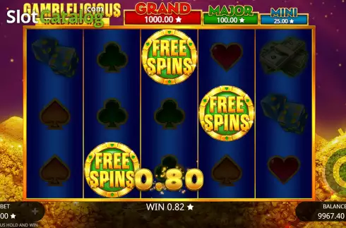 Скрин7. Gamblelicious Hold and Win слот