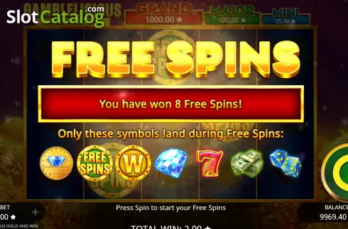 Скрин8. Gamblelicious Hold and Win слот