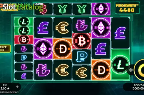 Скрин3. Blockchain Megaways слот