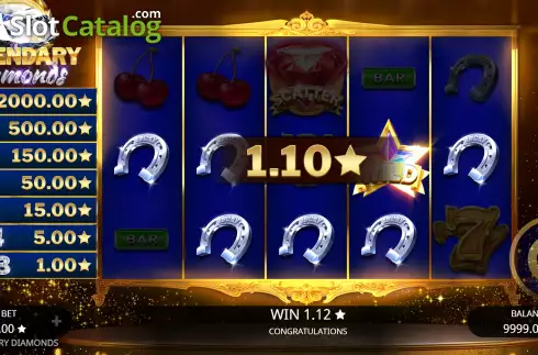 Скрин4. Legendary Diamonds слот