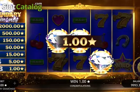 Скрин7. Legendary Diamonds слот