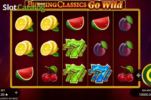 Скрин2. Burning Classics Go Wild слот