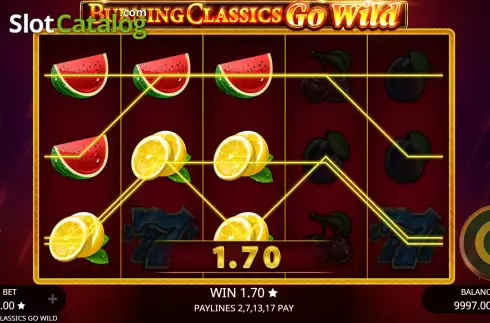 Скрин4. Burning Classics Go Wild слот