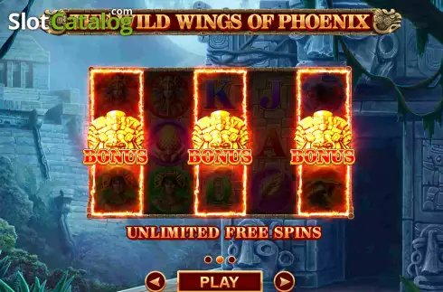 Скрин2. The Wild Wings of Phoenix слот