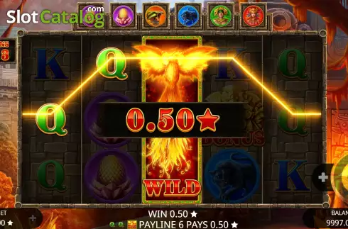 Скрин5. The Wild Wings of Phoenix слот