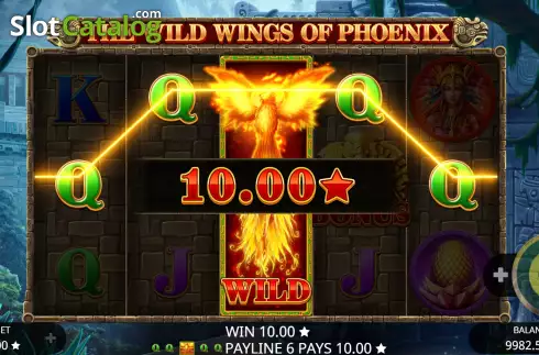 Скрин6. The Wild Wings of Phoenix слот