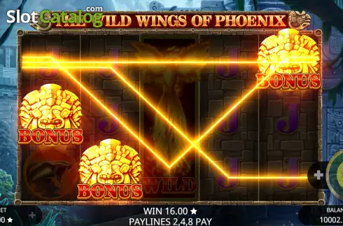 Скрин9. The Wild Wings of Phoenix слот