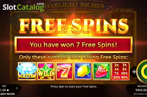 Скрин8. Starlight Riches слот