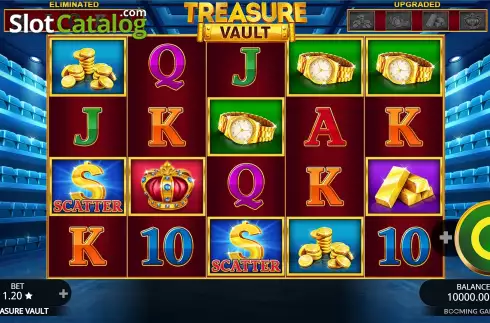 Скрин3. Treasure Vault слот