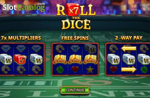 Скрин2. Roll the Dice (Booming Games) слот