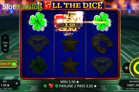 Скрин6. Roll the Dice (Booming Games) слот