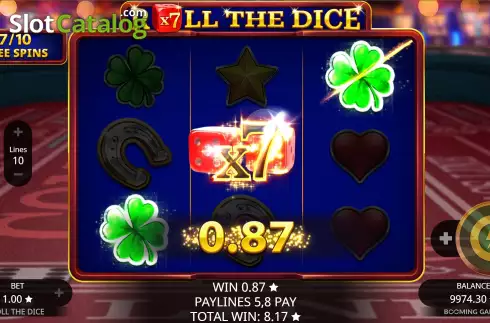 Скрин9. Roll the Dice (Booming Games) слот